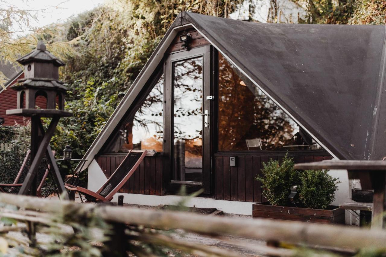 Chalet Scandinave Avec Sauna Ir - In The Woods Gesves Exterior foto
