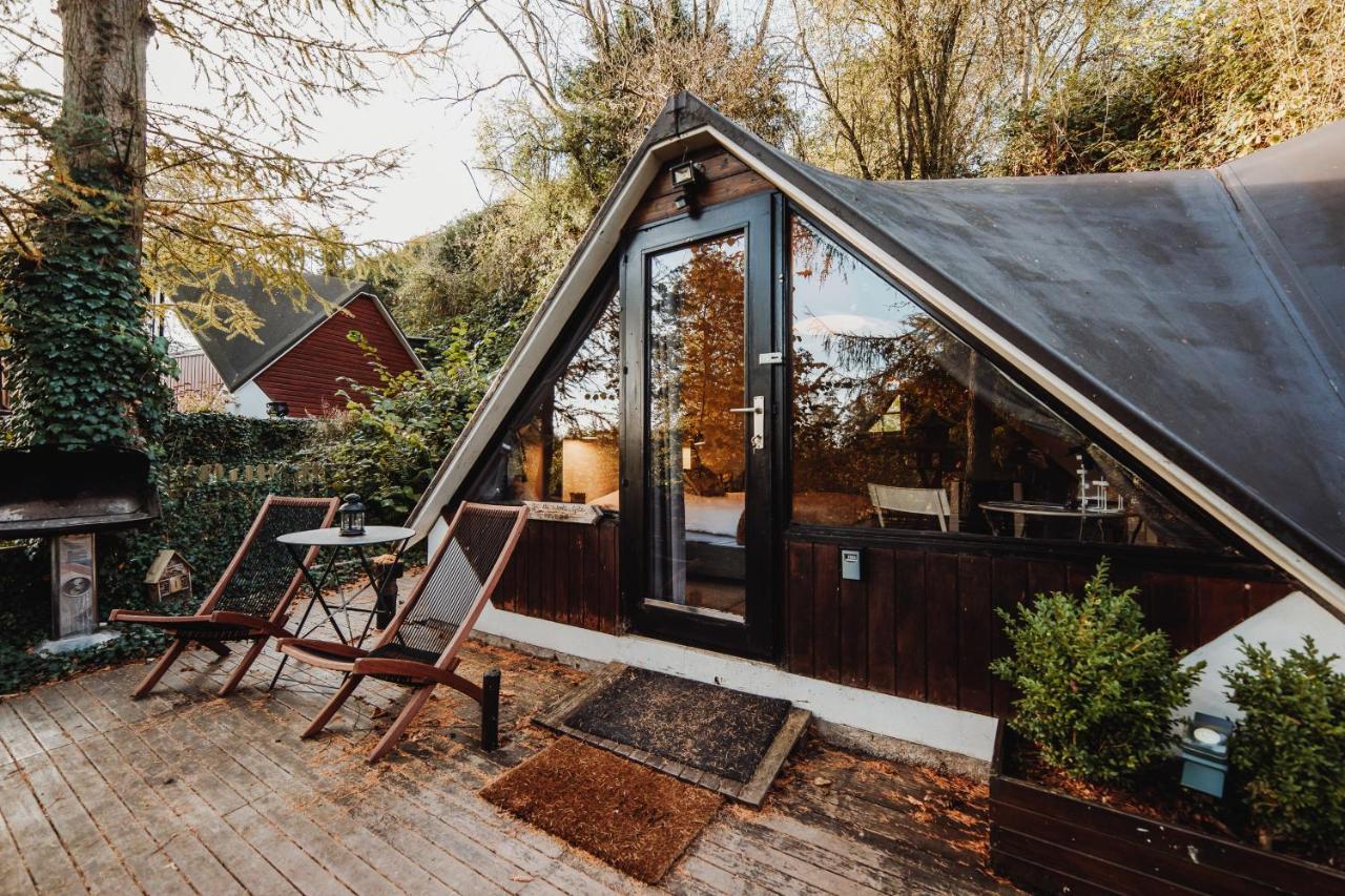 Chalet Scandinave Avec Sauna Ir - In The Woods Gesves Exterior foto