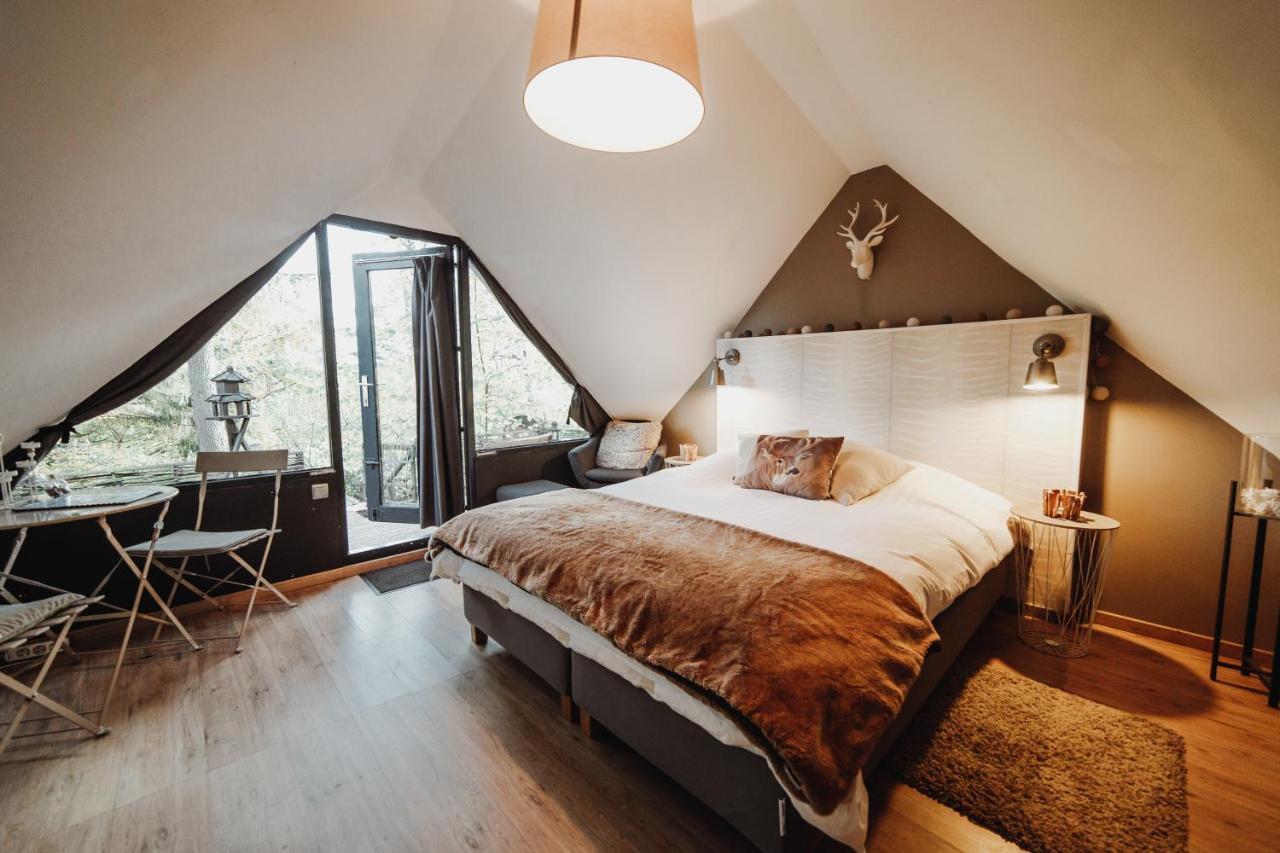 Chalet Scandinave Avec Sauna Ir - In The Woods Gesves Exterior foto