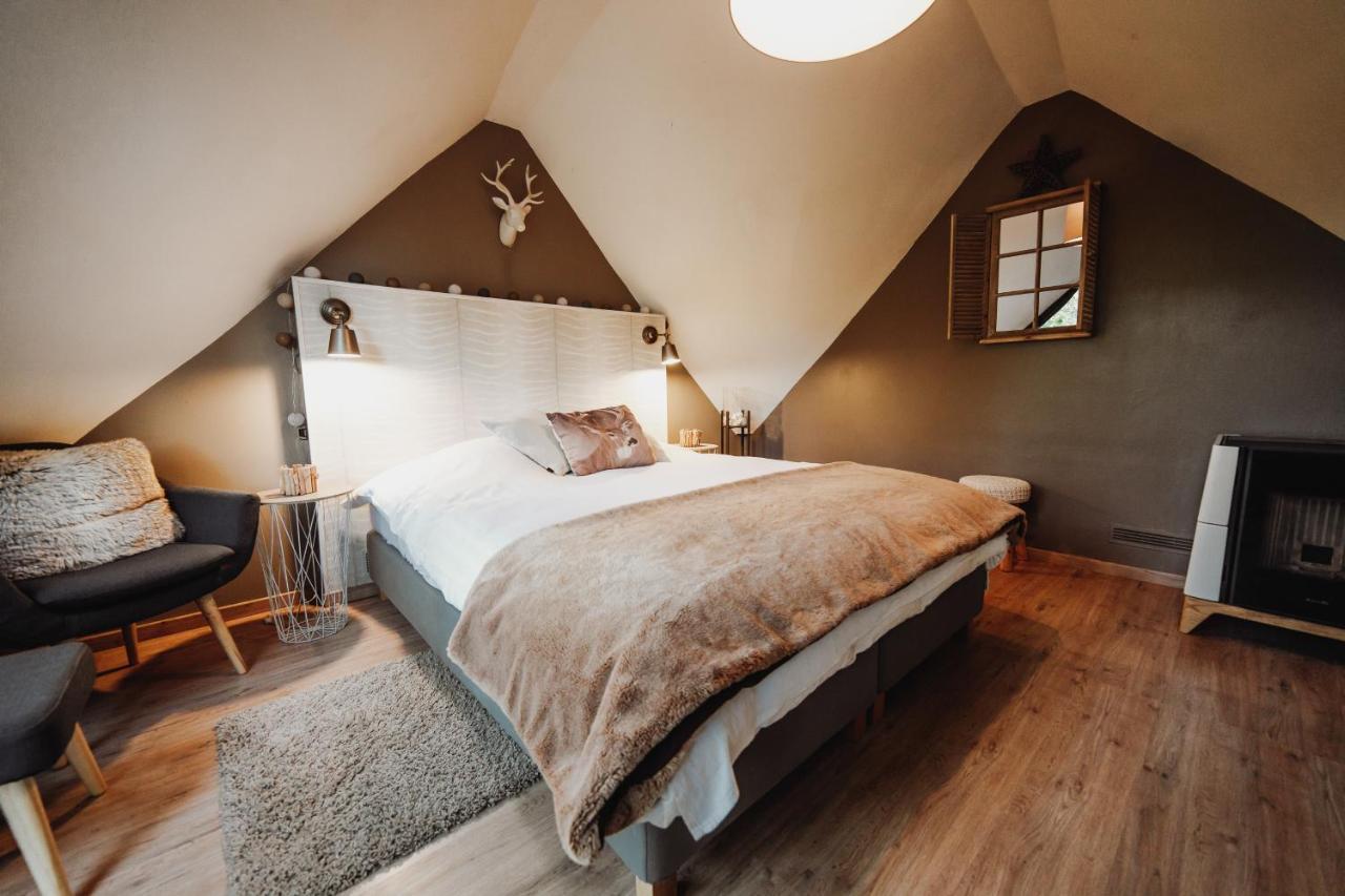 Chalet Scandinave Avec Sauna Ir - In The Woods Gesves Exterior foto